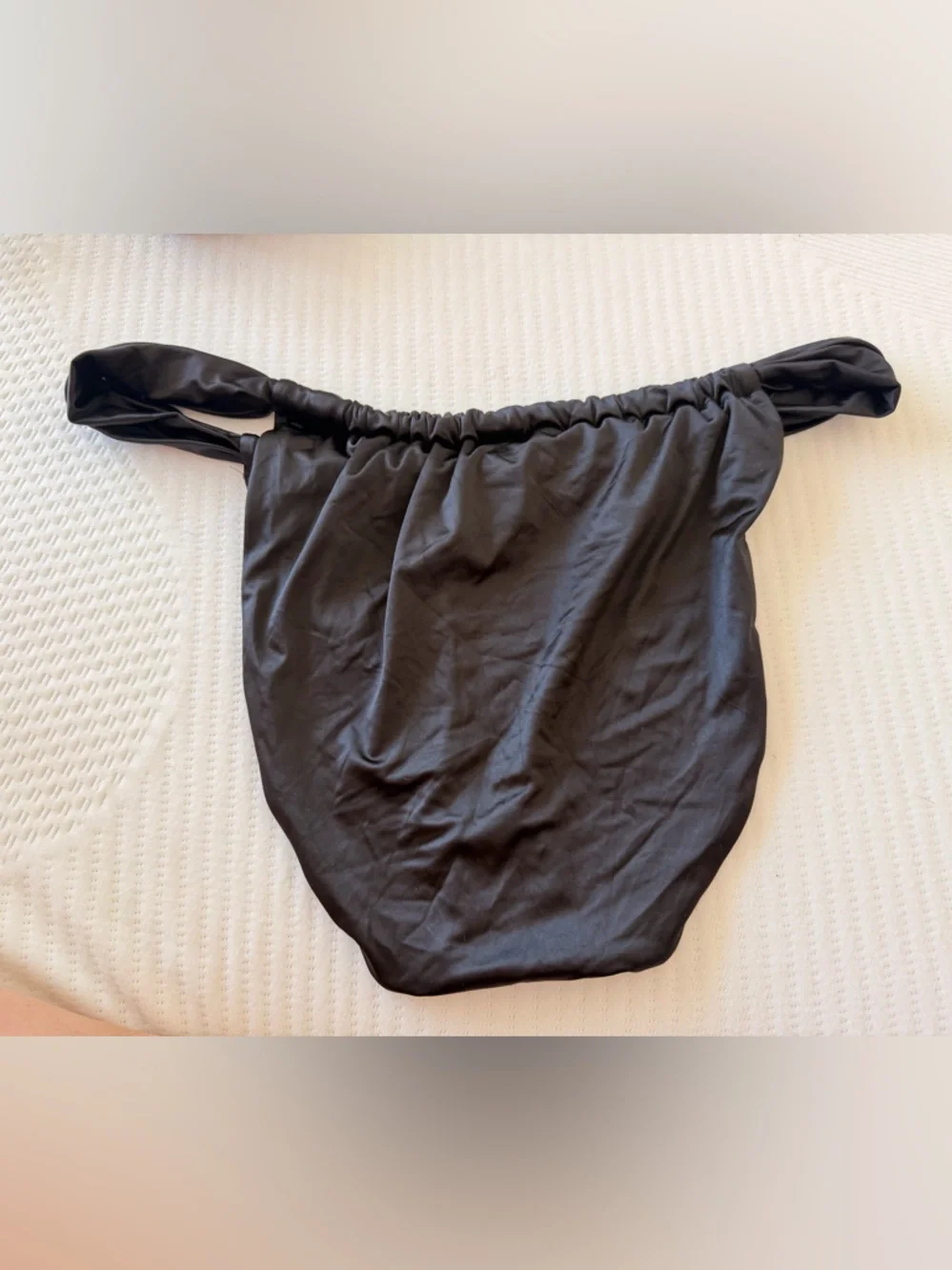 Good American Shine Stretch-satin bikini bottoms 2XL - Picture 4 of 6